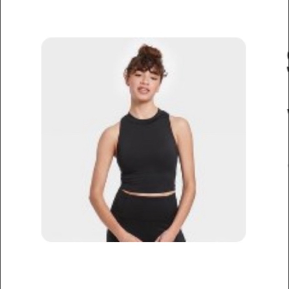 *NWT* All in Motion Crop Top Longline Sports Bra-sz sm